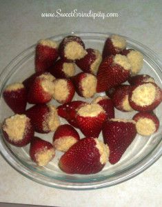 Cheesecake Stuffed Strawberries!