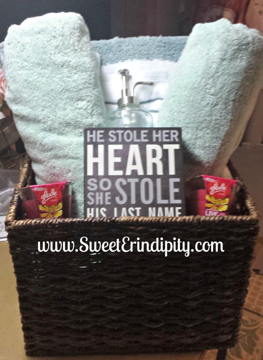 Bath Bridal Shower Basket!